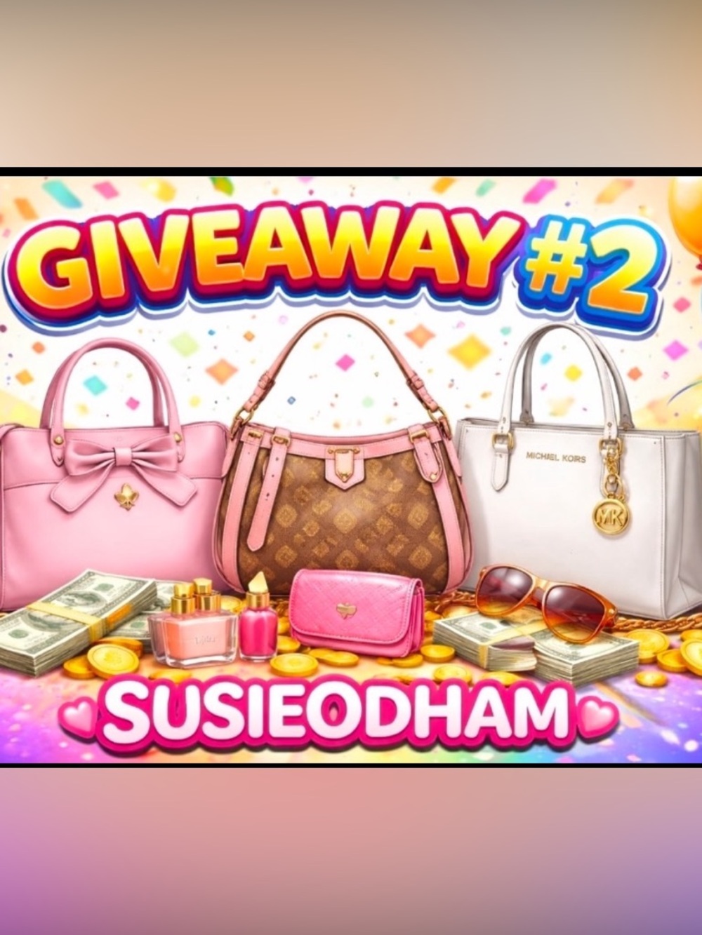 Giveaway 2   New gift bag with purse charm
